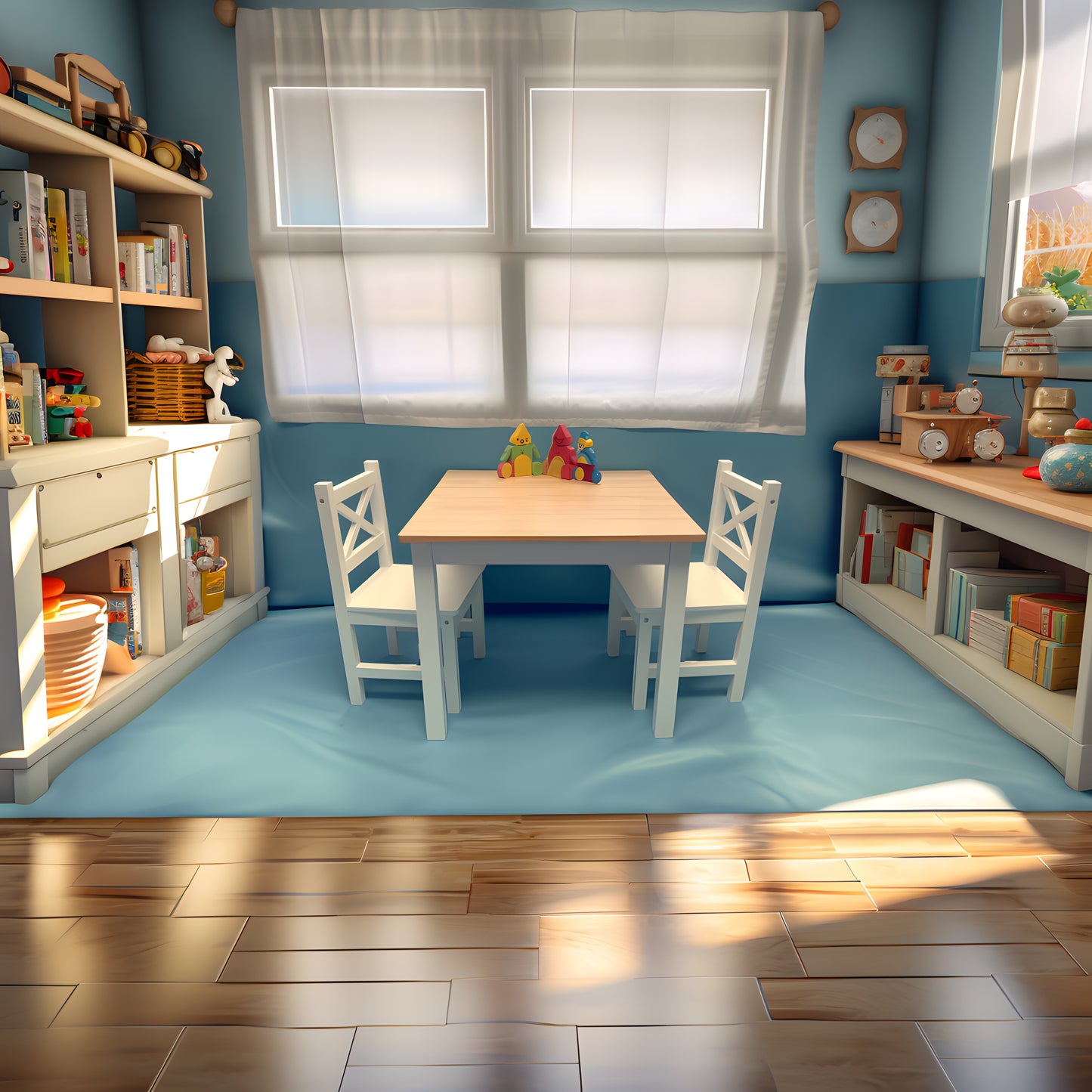 Toddler Chairs 2Pack for Kids,Modern Wooden Furniture with Irish Designer for 2-8 Years