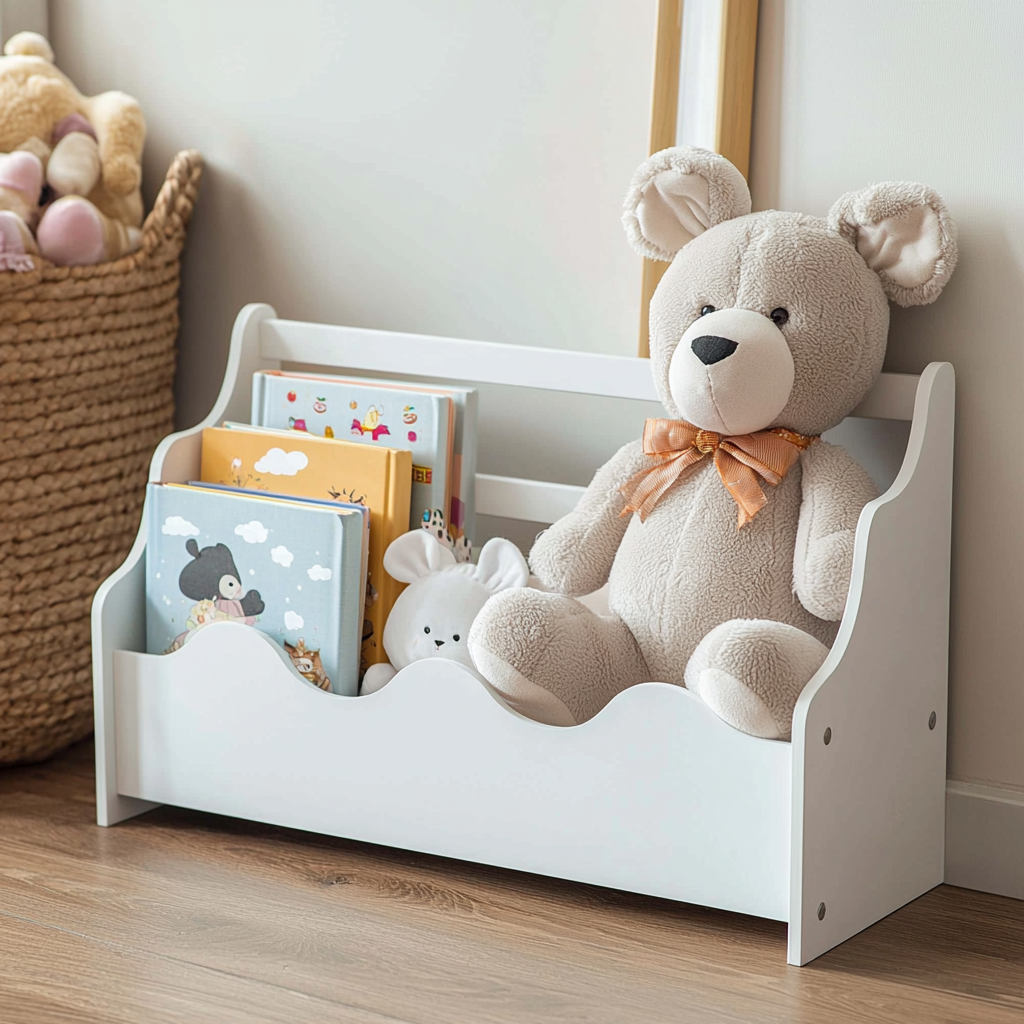 Wood Kids Bookcase