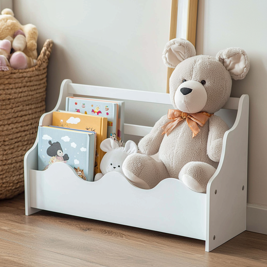 Wood Kids Bookcase